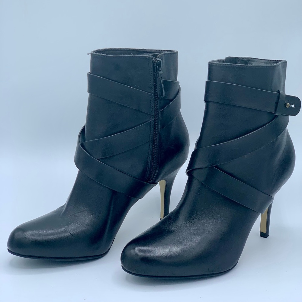 Coke Haan leather booties